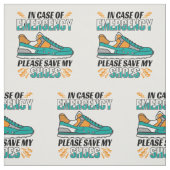 Funny Running Quote - Meine Schuhe Rett Stoff (Muster)