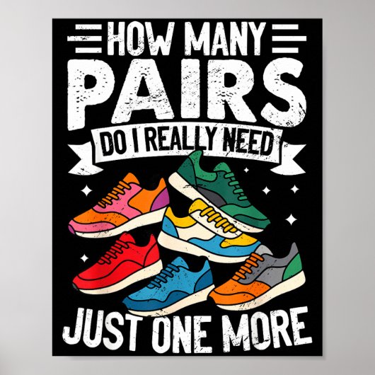 Funny Running Shirt For Men Women Runner Marathon  Poster (Vorne)