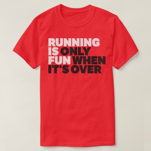 Funny Running Shirt Gym Motivation Workout Runner (Design vorne)
