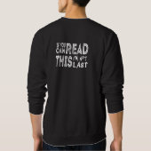 Funny Running Slow Runner - nicht zuletzt Zitat Sweatshirt (Rückseite)