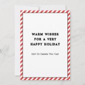 Funny Running Weihnachtskarten (Rückseite)