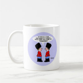 Funny Russian Tsars Kids Cartoon für Geschichte Kaffeetasse
