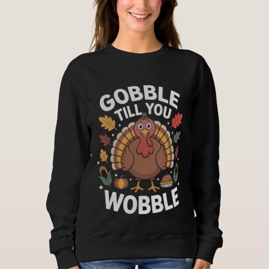 Funny Rustic Farmhouse Erntedank Sweatshirt (Vorderseite)