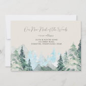 Funny Rustic Neck the Woods Moving Announcement Einladung (Vorderseite)