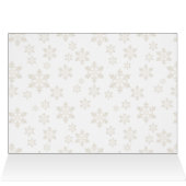 Funny Rustic Snowman and Rentier Weihnachtskarte (Innenansicht Horizontal (Oben))