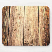 Funny Rustic Weathered Barn Holz Textur Mousepad (Vorne)