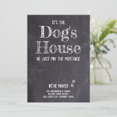 Funny Rustic Wir haben Bewegung Hunde bewegen Ankü Ankündigung (Stehend Vorderseite)