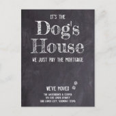 Funny Rustic Wir haben Bewegung Hunde bewegen Ankü Postkarte (Vorderseite)