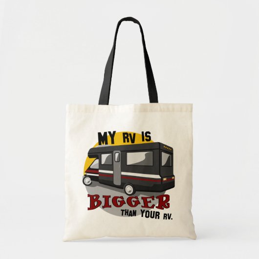 Funny RV Camping Tote Bag Tragetasche (Vorne)