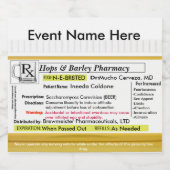 Funny RX Beer Label Bierflaschenetikett (Einzelnes Label)