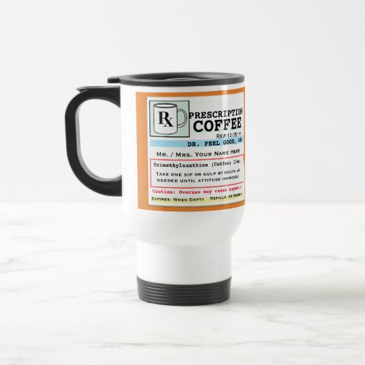 Funny RX Kaffee Tasse (Links)
