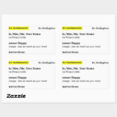 Funny Rx Rezept Rechteckiger Aufkleber (Blatt)