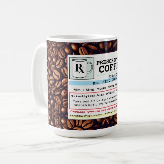 Funny RX Tasse (Vorderseite Links)