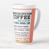 Funny RX-Verschreibung Kaffeekocher Tasse (Rechte Ecke)