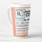 Funny RX-Verschreibung Kaffeekocher Tasse (Linke Ecke)