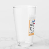 Funny RX Verschreibung Shootglas Glas (Rechts)