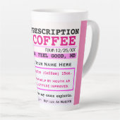 Funny RZ Prescription Coffee Milchtasse (Rechte Ecke)
