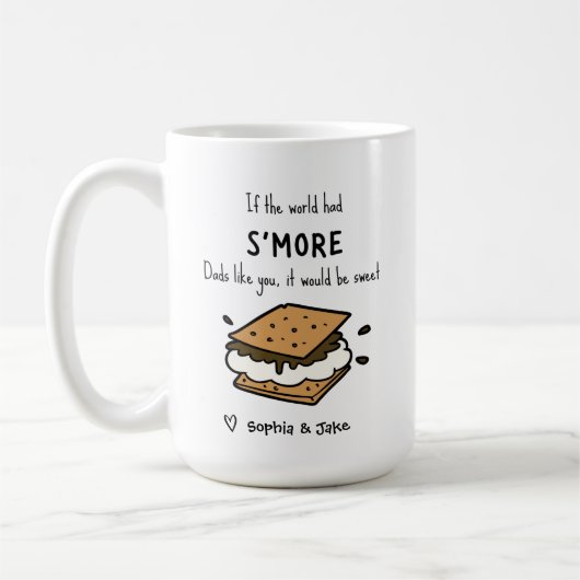 Funny S’more Pun Kaffeetasse (Links)