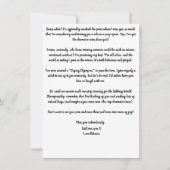 Funny Sad Miss Vermisst Freundschaftskarte Niedlic Karte (Rückseite)