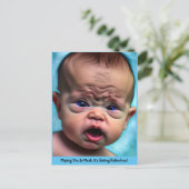 Funny Sad Miss Vermisst Freundschaftskarte Niedlic Postkarte (Stehend Vorderseite)