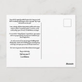 Funny Sad Miss Vermisst Freundschaftskarte Niedlic Postkarte (Rückseite)