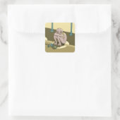 Funny Sad Typ Sticker (Tasche)