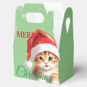 Funny Safari Tiere Cat Weihnachtskostüm Geschenkschachtel (Geöffnet)