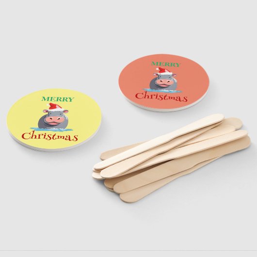 Funny Safari Tiere HIPPO Weihnachtskostüm Fächer (Non-assembled)