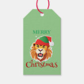 Funny Safari Tiere Löwe Weihnachtskostüm Geschenkanhänger (Vorderseite)