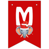 Funny Safari Tiere Löwe Weihnachtskostüm Wimpelkette (Zweite Fahne)