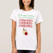 Funny sagen, die Magic Word Coquito Weihnachten T-Shirt (Vorderseite)