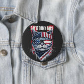 Funny sagt es zu meinem Gesicht Funny Cat Button (Beispiel)