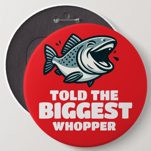Funny sagte den Größten Strumpf des Jahres Button (Vorne & Hinten)