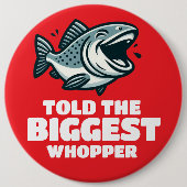 Funny sagte den Größten Strumpf des Jahres Button (Vorderseite)