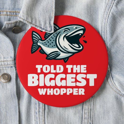 Funny sagte den Größten Strumpf des Jahres Button (Beispiel)