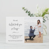 Funny sagte sie "Was so lange gedauert hat" Foto V Einladung (Stehend Vorderseite)