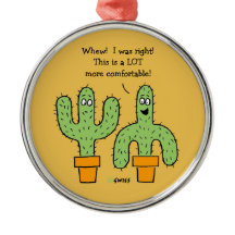 Funny Saguaro Cactus Cartoon Weihnachtsbaum