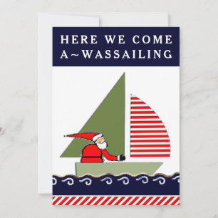 Funny Sailing Holiday Karten