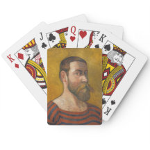 Funny Saille Face Vintage Art Familienspiel Poker