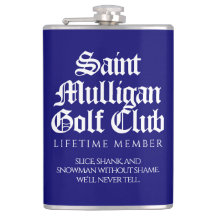 Funny Saint Mulligan Golf Club Lifetime Mitglied
