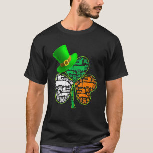 Funny Saint Patrick S Day Trucker Kleeblatt Hat Ir T-Shirt