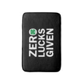 Funny Saint Patrick s Day Zero Lucks gegeben Badematte (Vorderseite Vertikal)