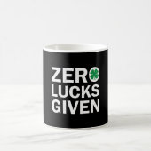 Funny Saint Patrick s Day Zero Lucks gegeben Kaffeetasse (Mittel)