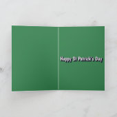 Funny Saint Patrick's Day Card Karte (Innenseite)