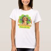 Funny Saint Patrick's Day Cleopatra Pun Irish T-Shirt (Vorderseite)