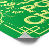 Funny Saint Patrick's Day Irish Beer Pour Choices Poster (Ecke)