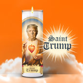 Funny Saint Trump Gebet Candle Aufkleber