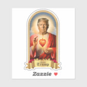 Funny Saint Trump Gebet Candle Aufkleber (Blatt)