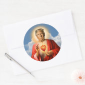 Funny Saint Trump Gebet Candle Runder Aufkleber (Umschlag)