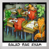 Funny Salad Bar Exam Poster (Vorne)